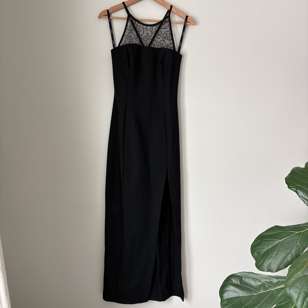 Vintage Roberta Black Maxi Dress – Size S (5/6)